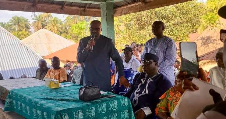 Vice President Juldeh Jalloh Visits Kpetema Fire Victims, Vows Swift Government Response